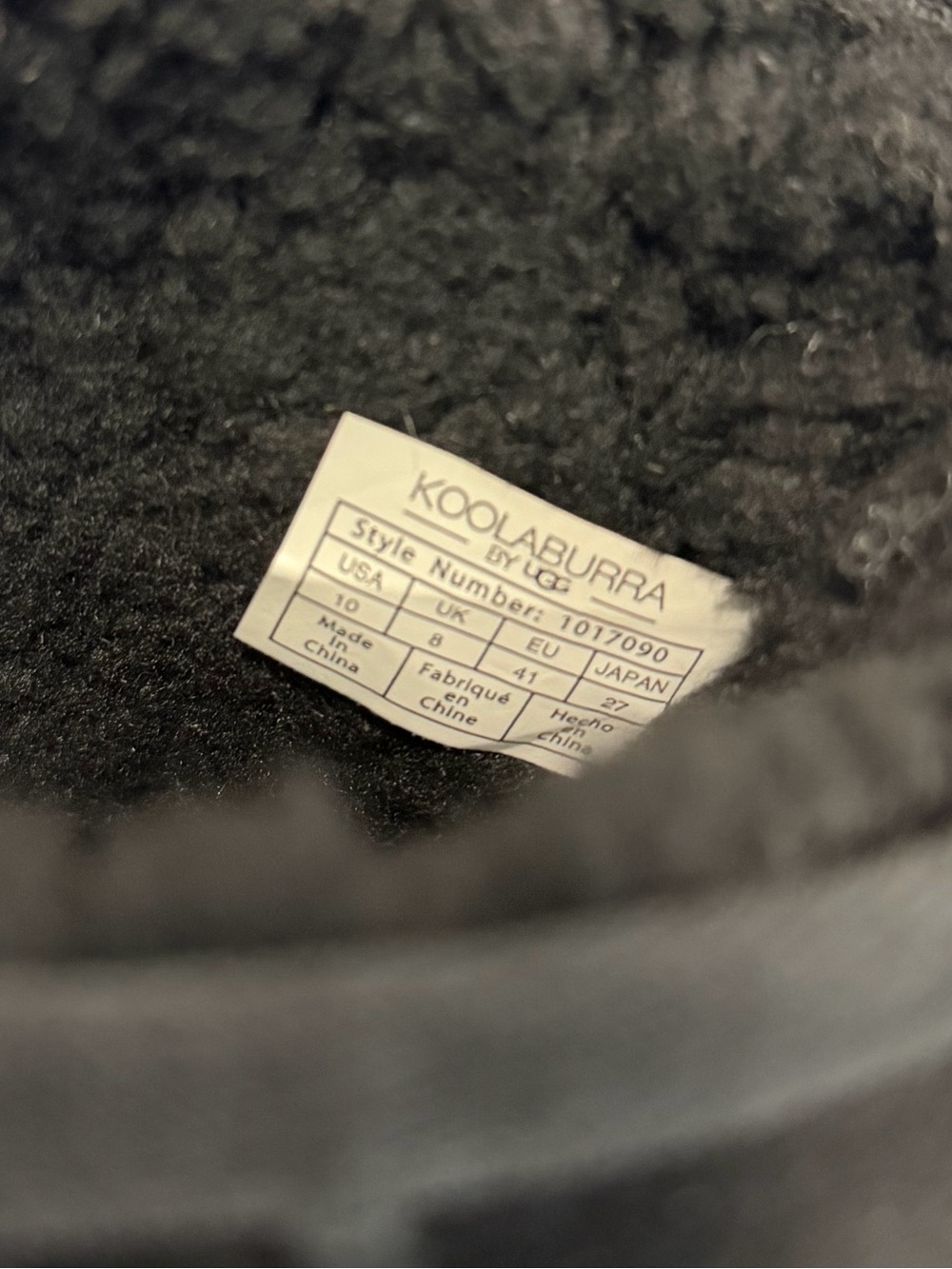 Kookaburra by Ugg black boots size 10 - Picture 8 of 10